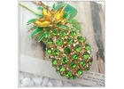 NWT New Huge Pineapple  Charm Necklace